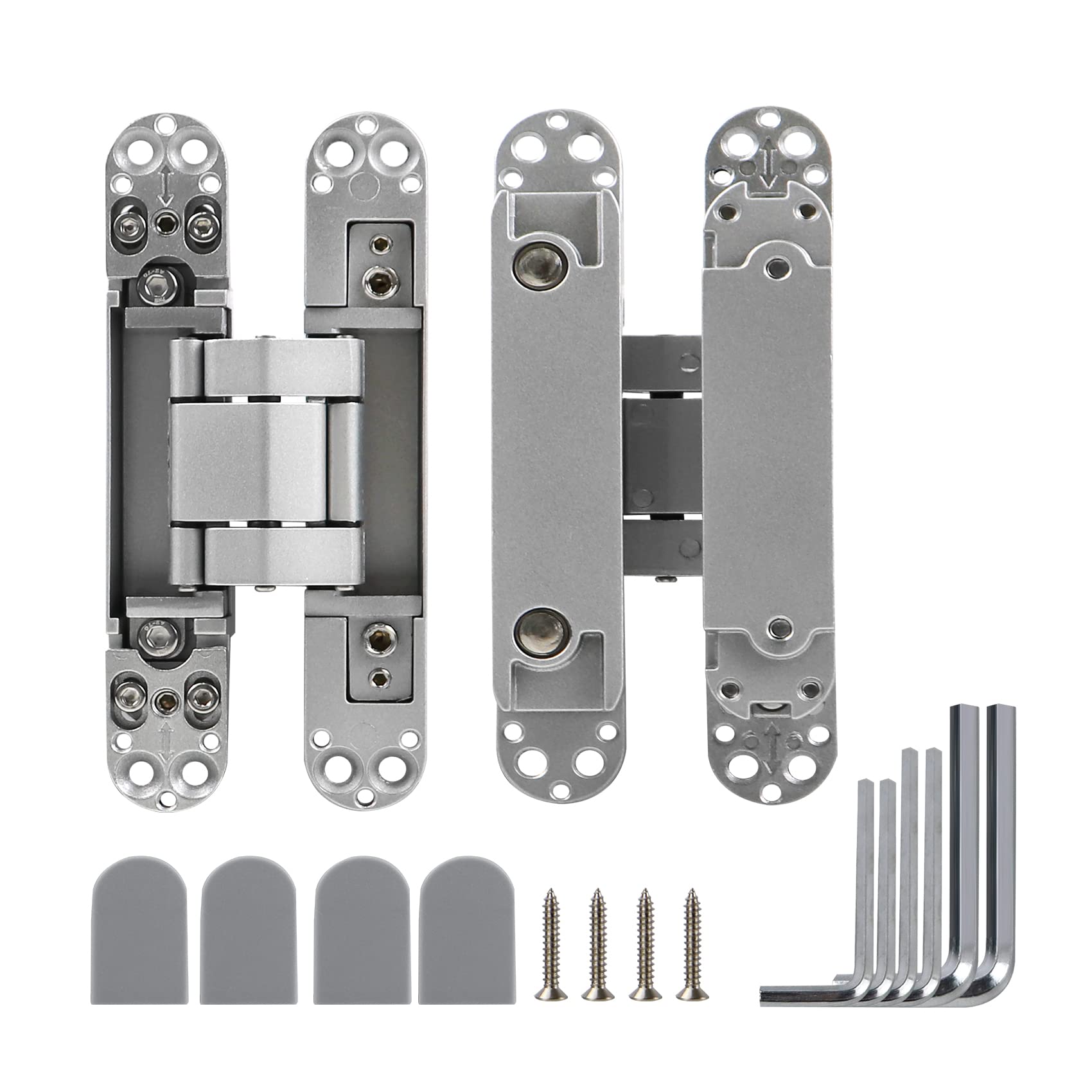 Buy 6inch Hidden Door Hinges Zinc Alloy Invisible Hinge, 3Way