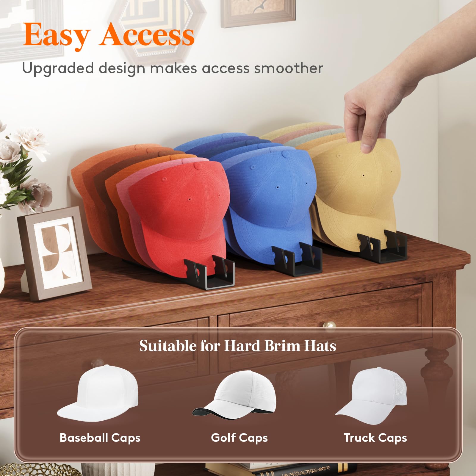 Baseball Cap Rack Ikea Cap Holder Acrylic Baseball Cap Rack Hat Storage Display Holder ...