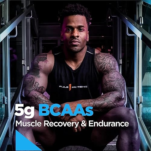 Miniatura 5 de Rule 1 Mezcla de suero R1, helado de vainilla - 9.89 libras en polvo - 0.99 onzas de concentrados de suero de leche, aislados e hidrolizados con EAA