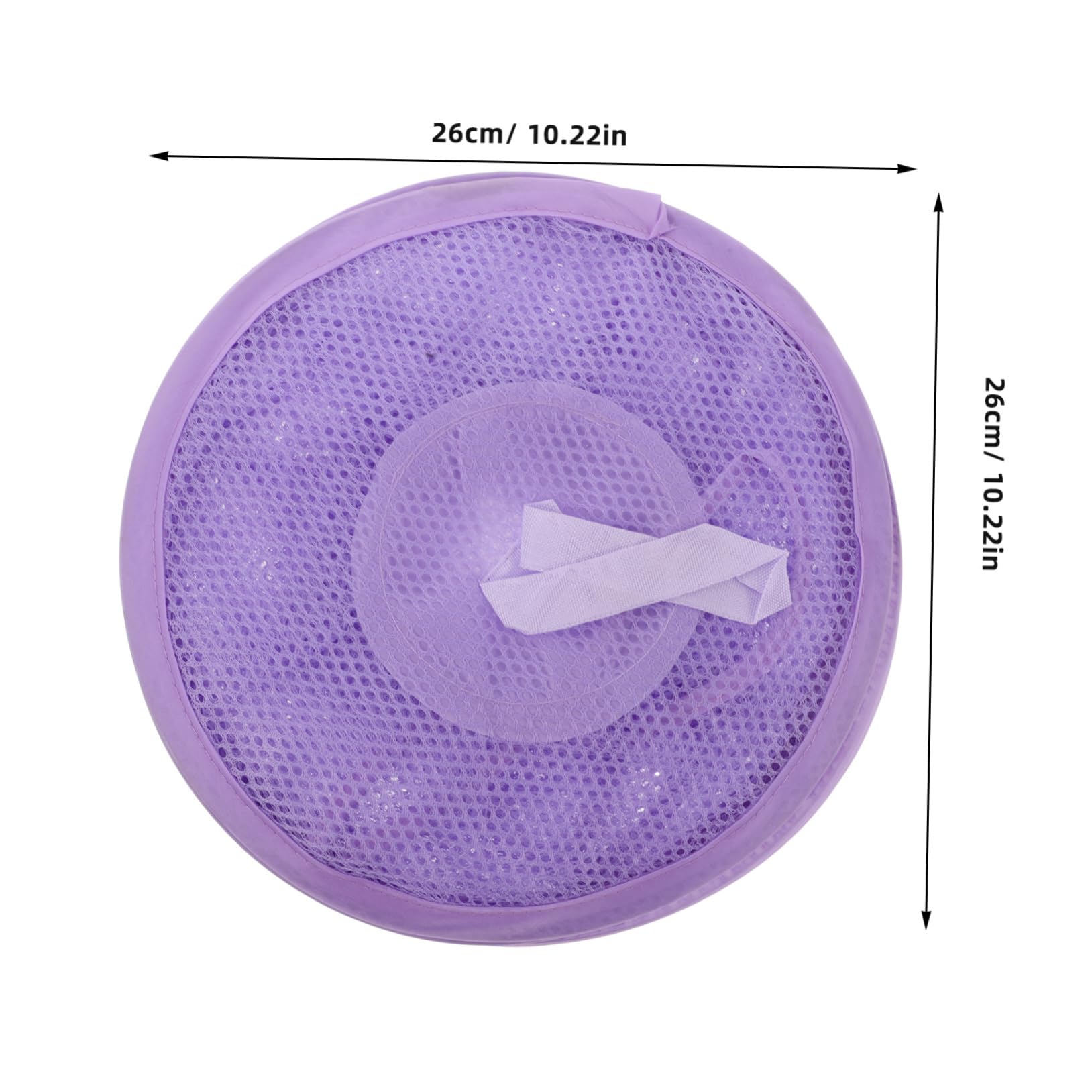 PRETYZOOM Hanging Mesh Storage Organizer Compartment Toy Storage Basket for Boy Girl for Clothes Laundry Shoes Toys Purple