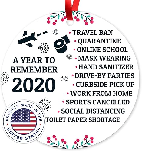 Miniatura 56 de Adorno de Navidad personalizado, foto personalizada con imagen y nombre, decoración del árbol de Navidad, bolsa de terciopelo incluida, adorno