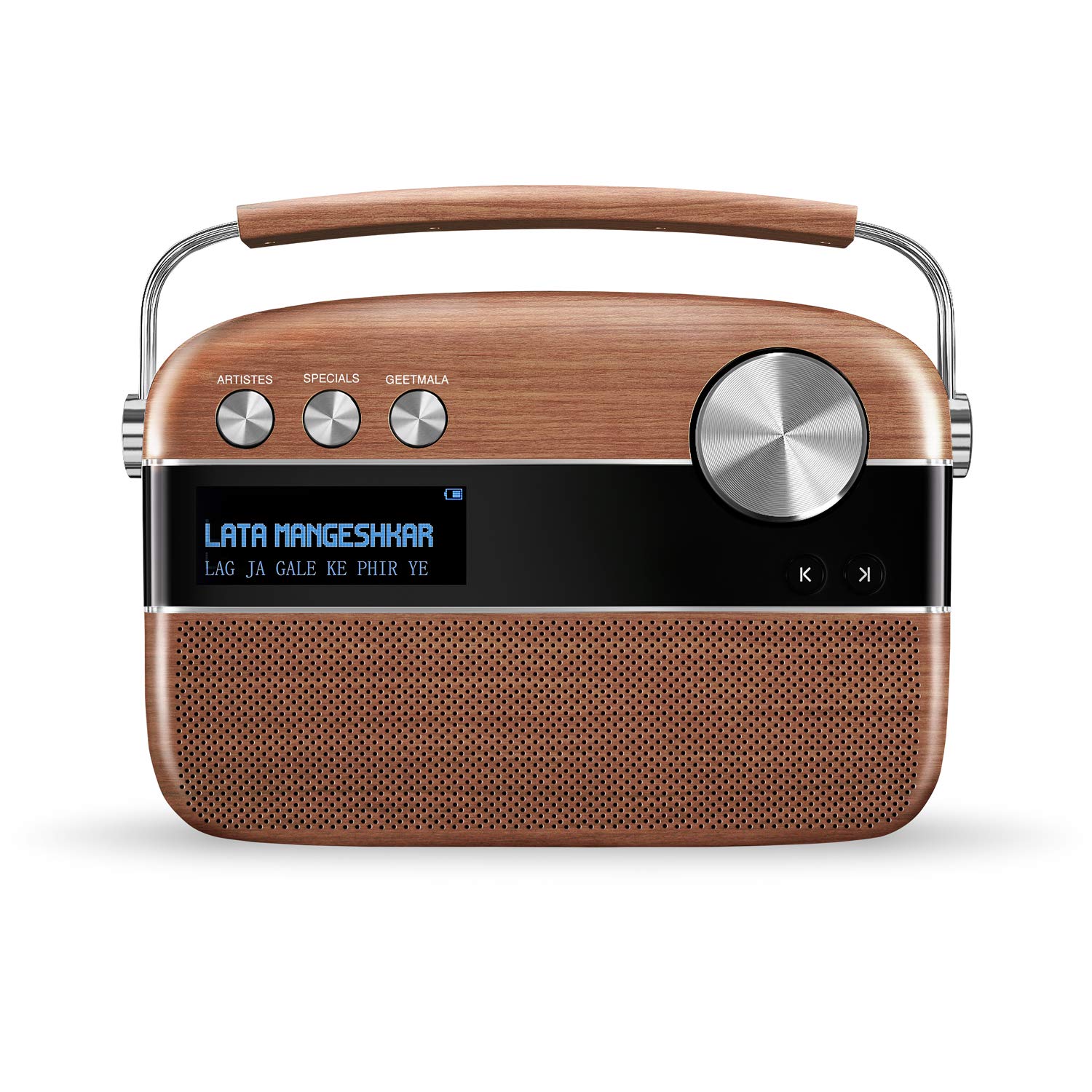 Saregama Carvaan Hindi - Portable Music Player with 5000 Preloaded Songs, FM/BT/AUX (Porcelain White) — Amazon image 18