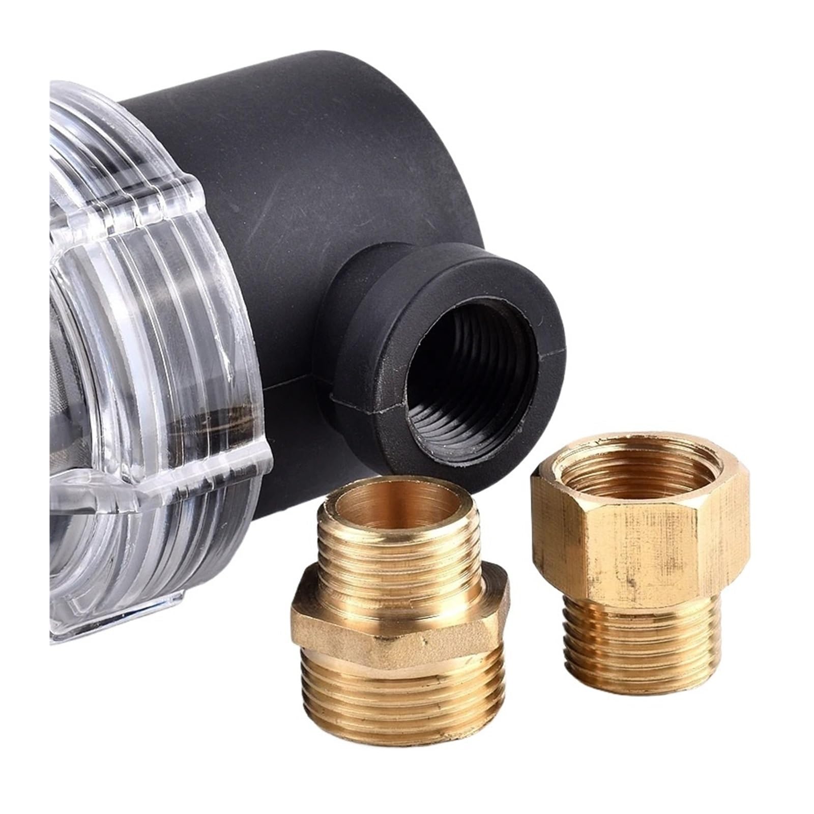 Colador de bomba de agua Filtro de tubería agua for jardín, lavadoras a presión, bomba entrada, riego