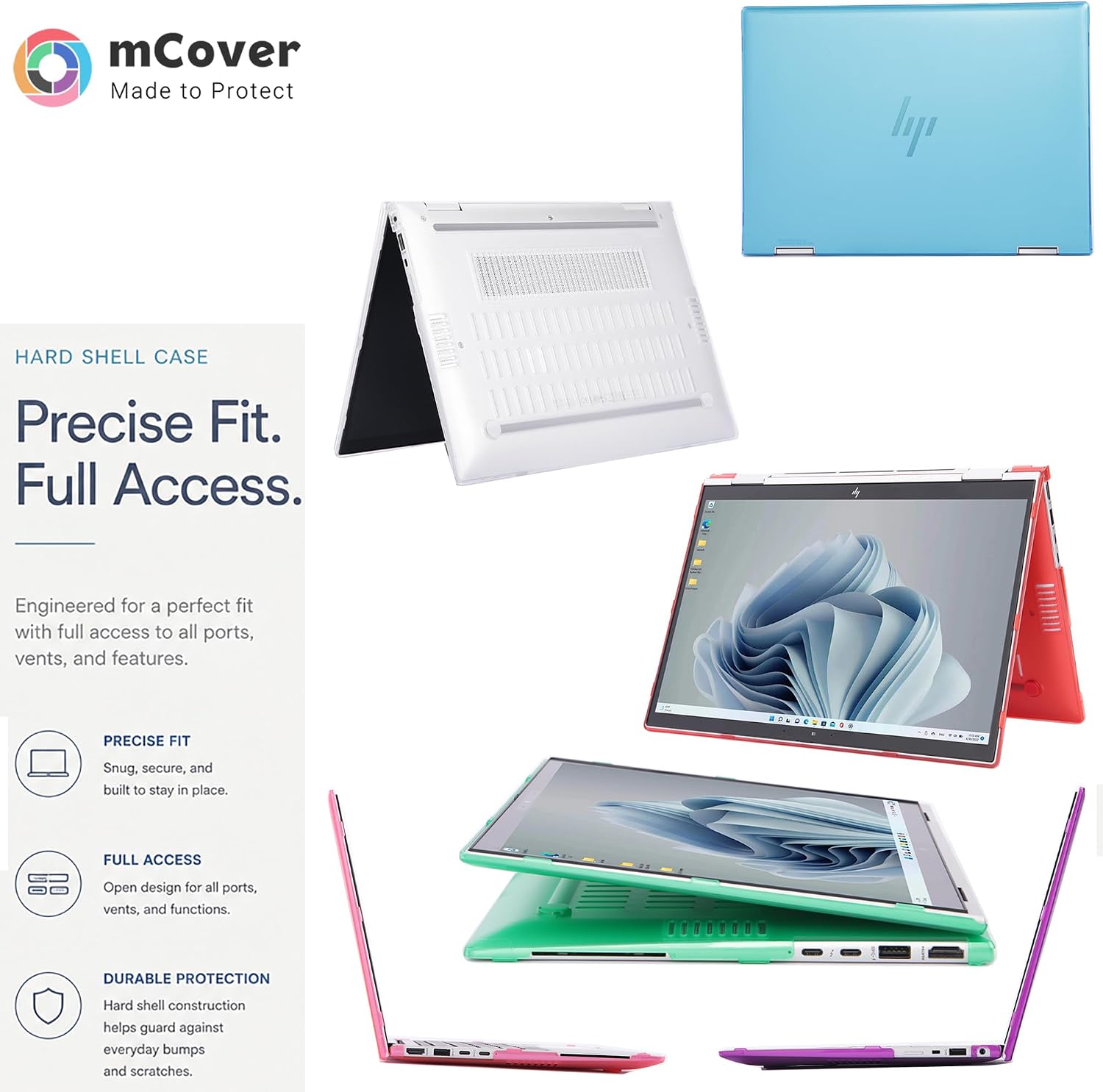 mCover Case Compatible ONLY for 2022~2024 13.3" HP EliteBook 830 | 835 G9 / G10 and Elite x360 830 G9 / G10 2-in-1 Windows Laptop (NOT Fitting Any Other HP Models) - Black image 4