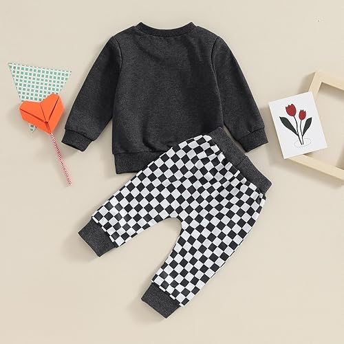 Miniatura 4 de Karwuiio Disfraz de Halloween para bebé, sudadera de manga larga, pantalones de calabaza, ropa de otoño