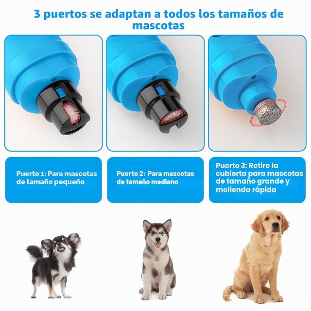 Foto 6 de 7 de Casfuy Lima de Uñas Eléctrica para Perros con 2 Luces LED