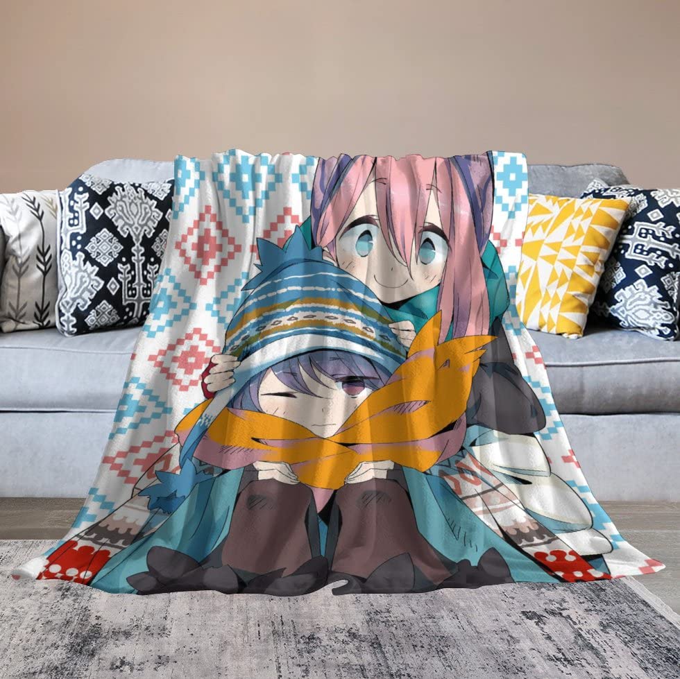 Amazon｜ゆるキャン△ (3) 毛布 ブランケット フランネル ぶらん