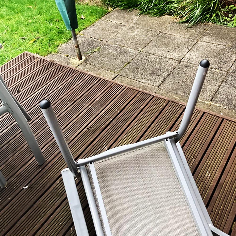 Tapas de plástico para patas de muebles, cubiertas abovedadas semiesféricas, insertos de patas de mesa y sillas, tapones de PVC acanalados, paquete de 4