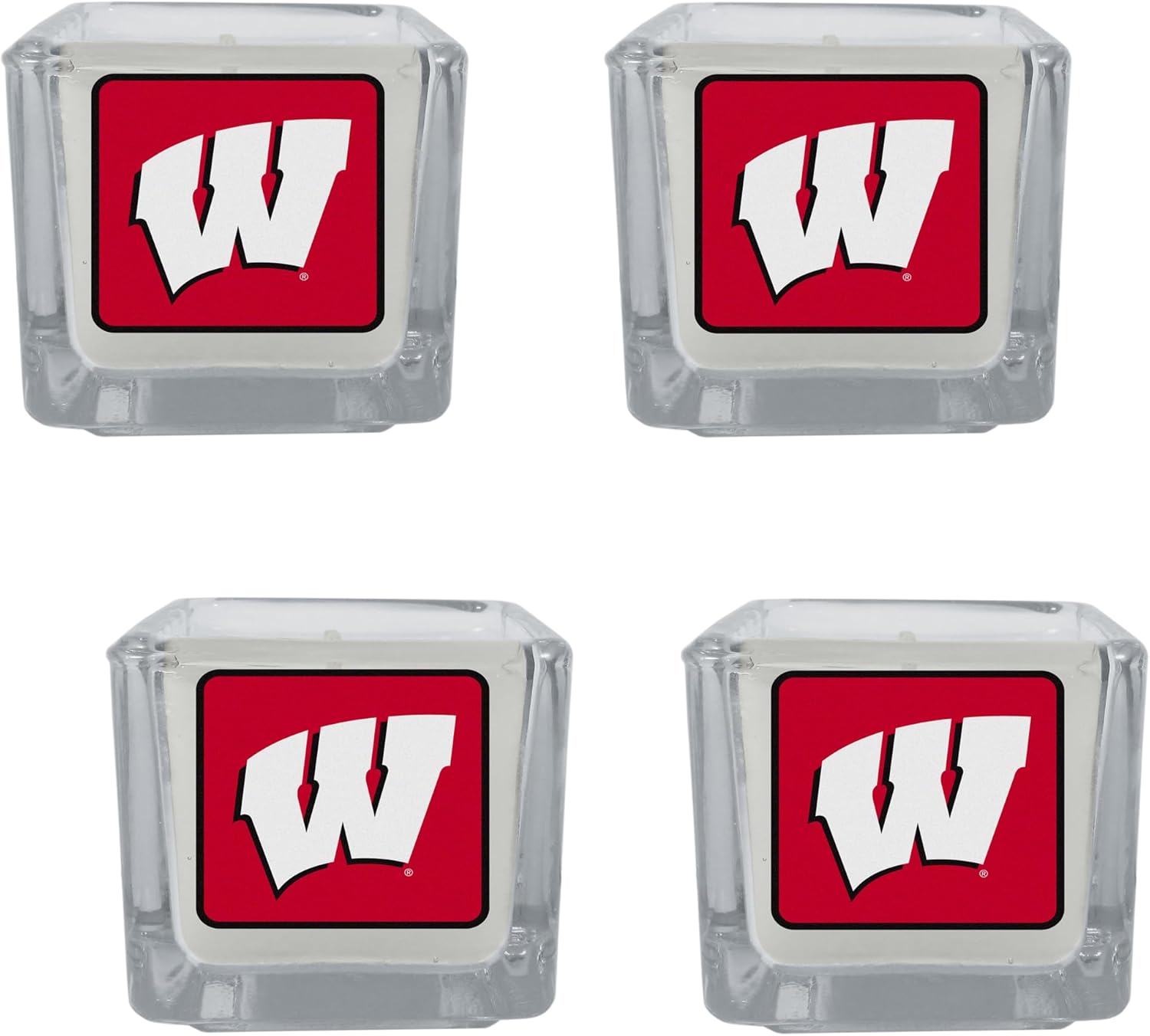 Siskiyou Sports NCAA Wisconsin Badgers Scented Candles, 4 pk One Size, Team Colors