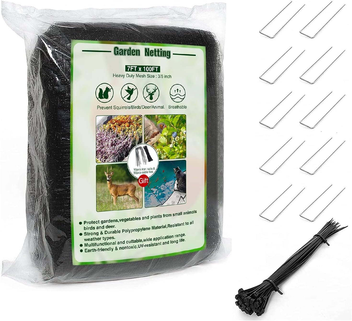 Bird Netting Deer Fence 7 Protective 100 Reusable X Ft In A Popularity