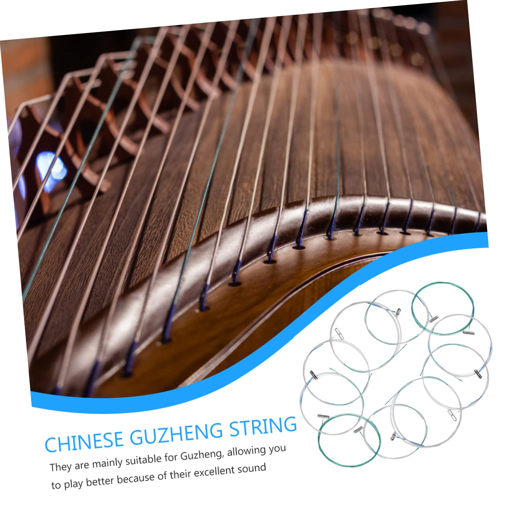 HEMOTON 5 Set Di Corde Per Chitarra Acustica Corde Di Ricambio Per Chitarra Cinese Suono Robusto E Nitido Facile Da Usare 10 Pezzi * 5