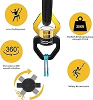 Vista 2 de Columpio Giratorio de Servicio Pesado, Columpio Giratorio, Giratorio de Columpio de Árbol con Capacidad de 35KN para Giratorio Aéreo, Giratorio