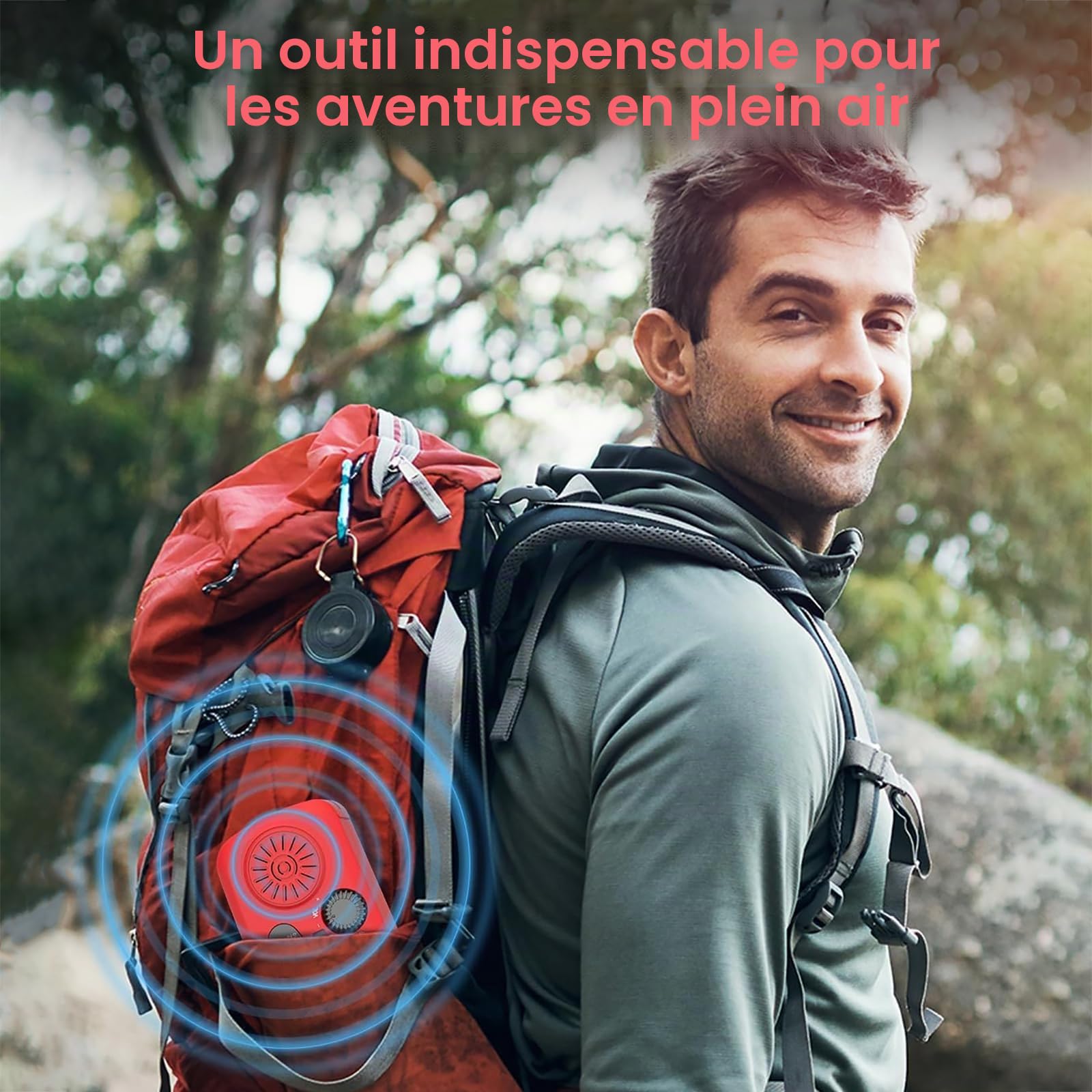 Radio Solaire d’Urgence, Radio à Manivelle Auto-alimentée avec Lampe de Poche LED, Météo AM/FM/WB avec Batterie Rechargeable 2000mAh pour Le Chargement d’Urgence du Téléphone Intelligent