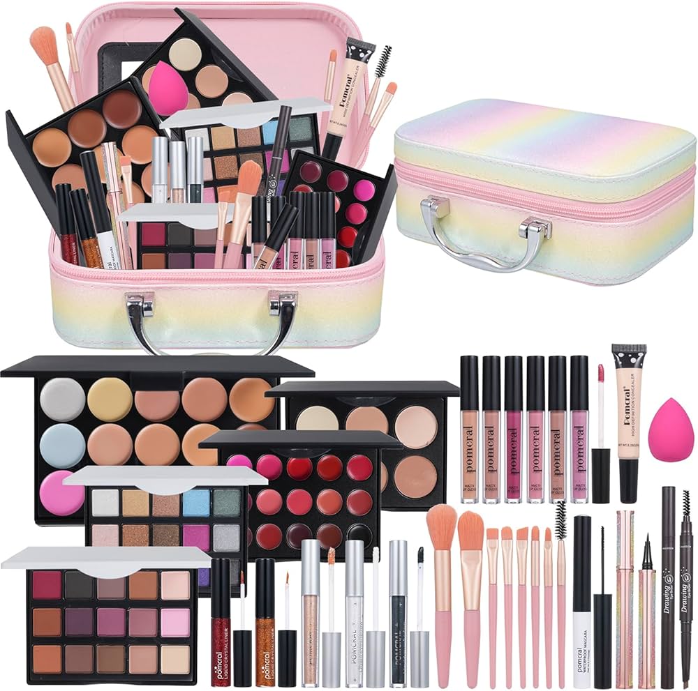 Maquillage コスメセット Amazon.com : Pomcral All In On Makeup Kit Makeup Set For Teens