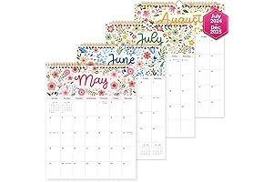 2024 Floral Calendar: Vibrant Wall Art for Time Management and Inspiration