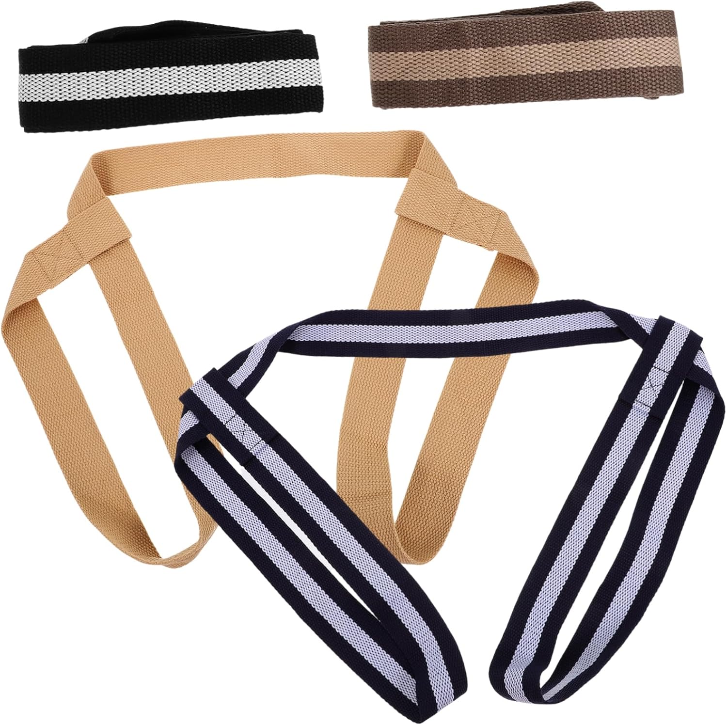 POPETPOP 4pcs Adjustable Yoga Mat Carrier Straps Multi Use Yoga Exercising Bands with Hanging Strap for Easy Storage and Space Saving and Exercise Mats