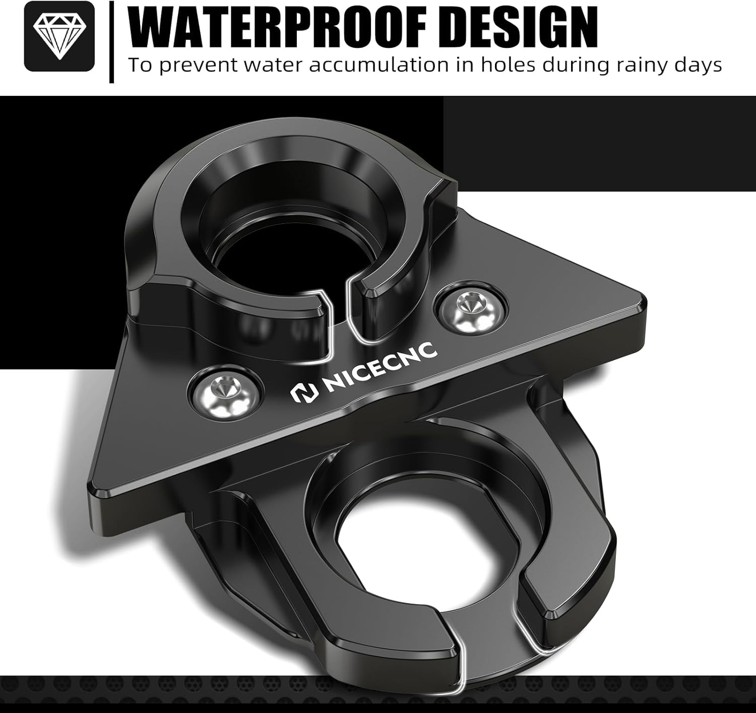 NICECNC Black Ignition Key Switch Cover Compatible with Segway X160/X260, Compatible with Surron Light bee X/S/Lie, See Fitment