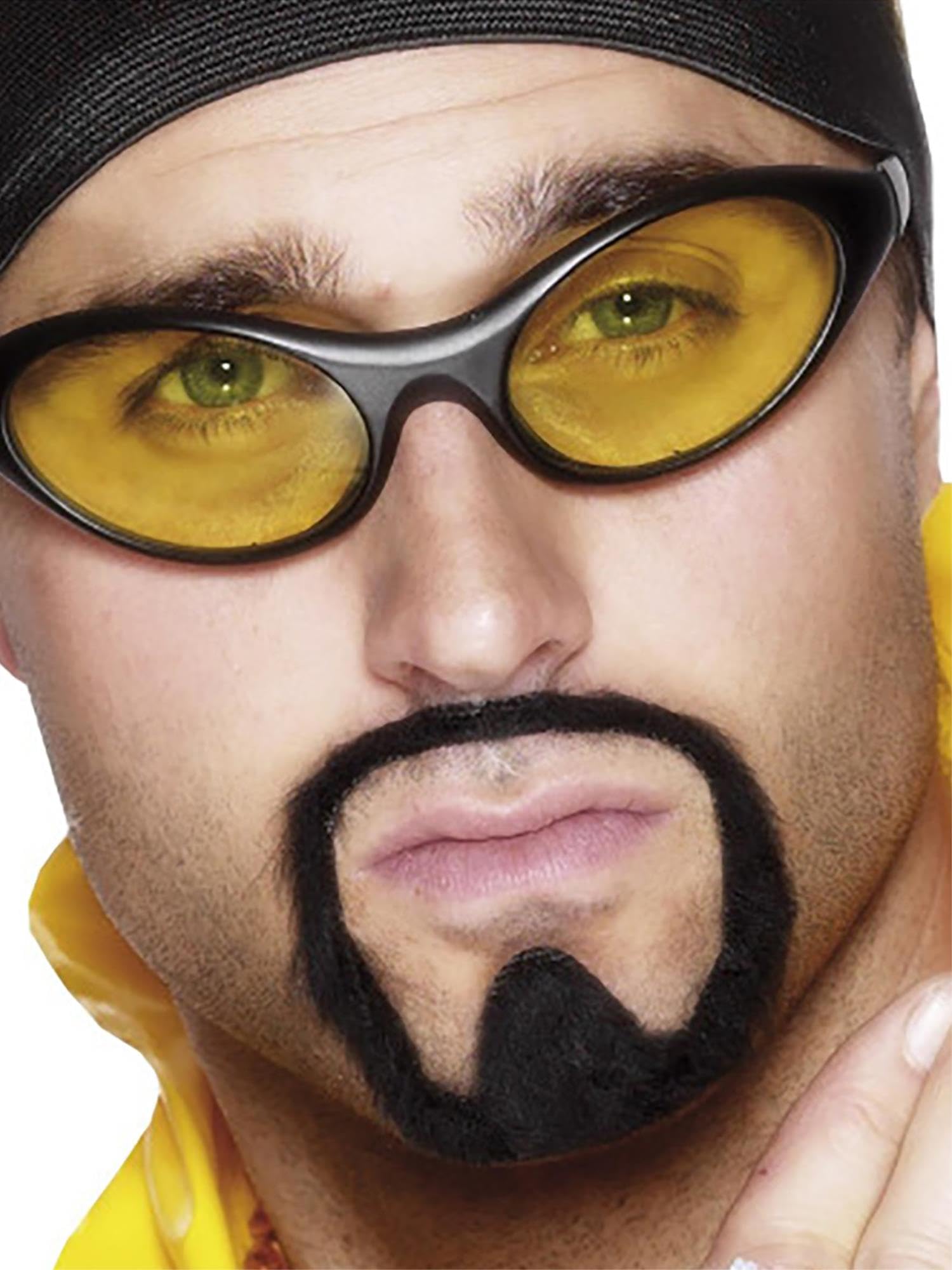 Smiffys 90s Rapper Specs, Yellow Lenses, 1990's Fancy Dress, 1990s Dress Up Accessories