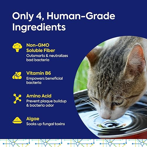 Miniatura 6 de Protektin30 aditivo de agua dental derivado de plantas para gatos, cuidado dental diario, fórmula clínicamente probada que combate naturalmente la