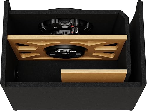 Miniatura 9 de STINGER Caja de subwoofer de audio para automóvil con carga individual de 10 pulgadas y 700 vatios (RMS)  Subcaja ventilada con puerto de 1 ohmios