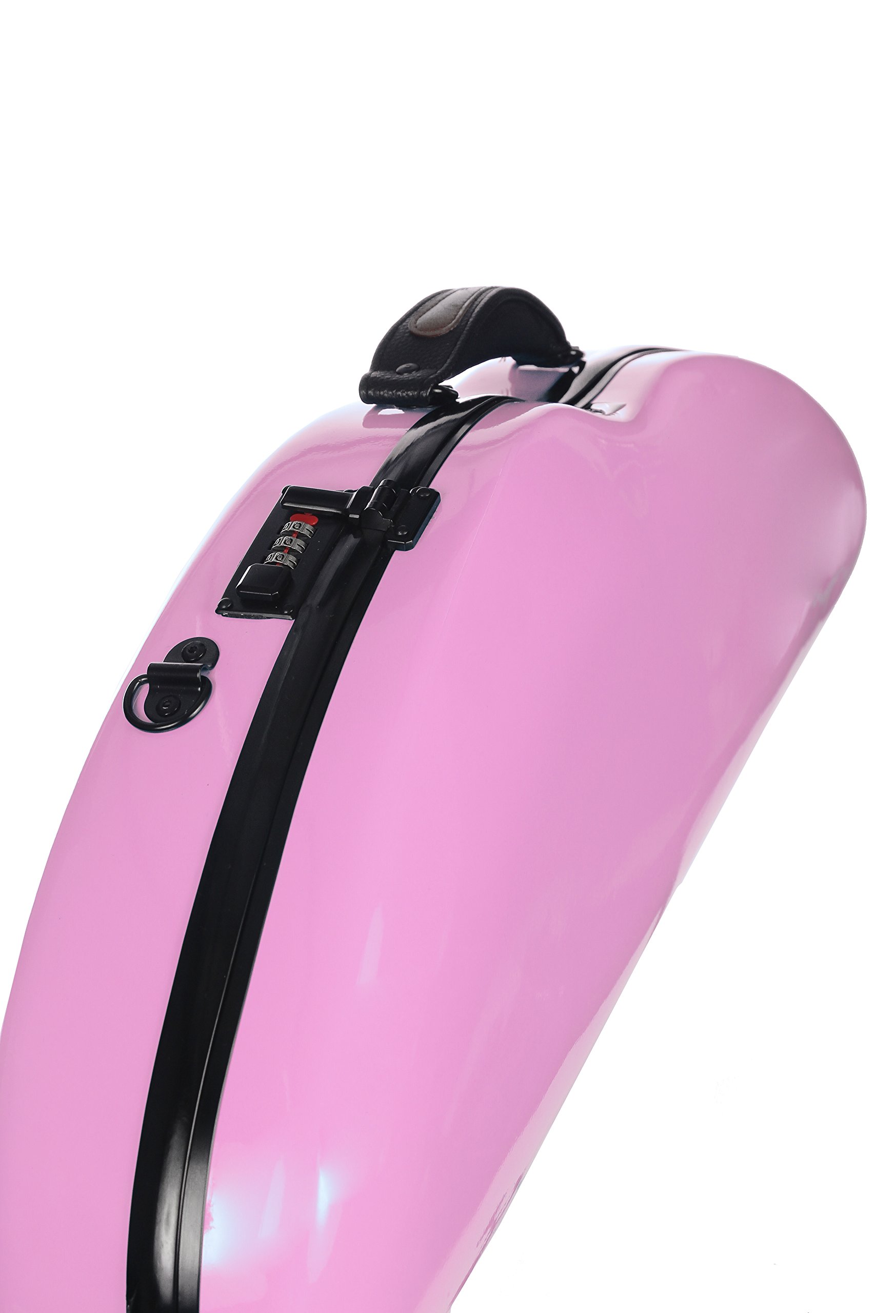 Futerał skrzypcowy Fiberglass 4/4 Safe Flight różowy M-case + torba na nuty