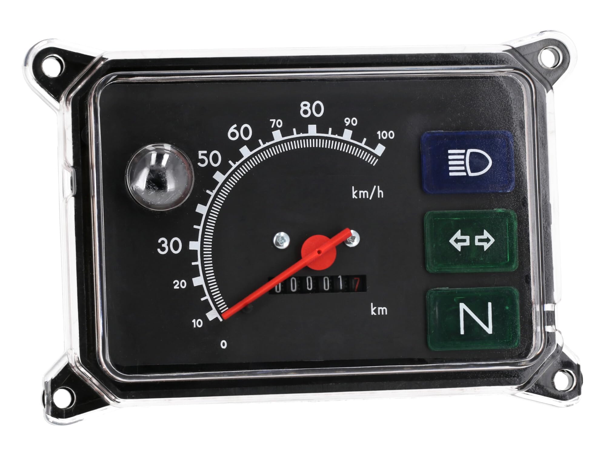 Tachometer bis 100km/h, ohne Leuchtmittel - für Simson SR50, SR80