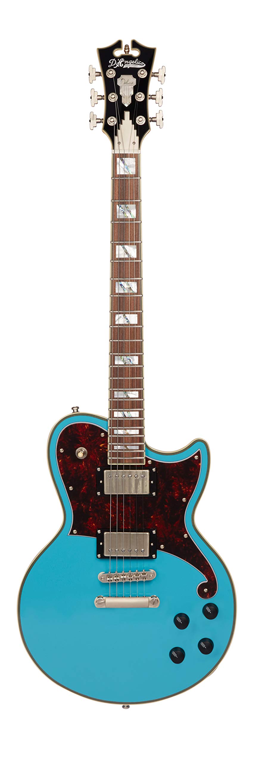 D'Angelico Deluxe Atlantic Niederauer, Sonic Blue