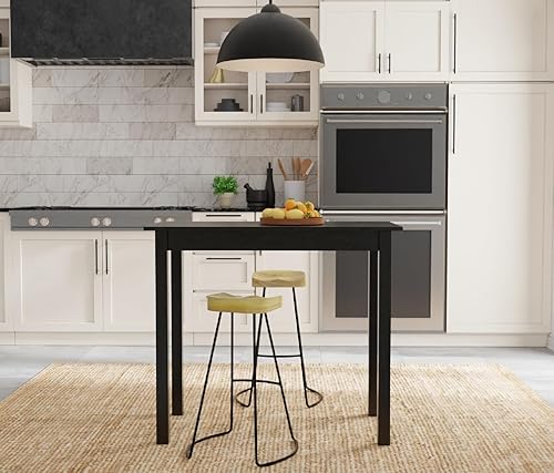 Miniatura 7 de Carolina Chair & Table Tavern - Mesa rectangular de bar, elegante acabado en varios pasos, 4 patas rectas, muebles de madera maciza, mesa