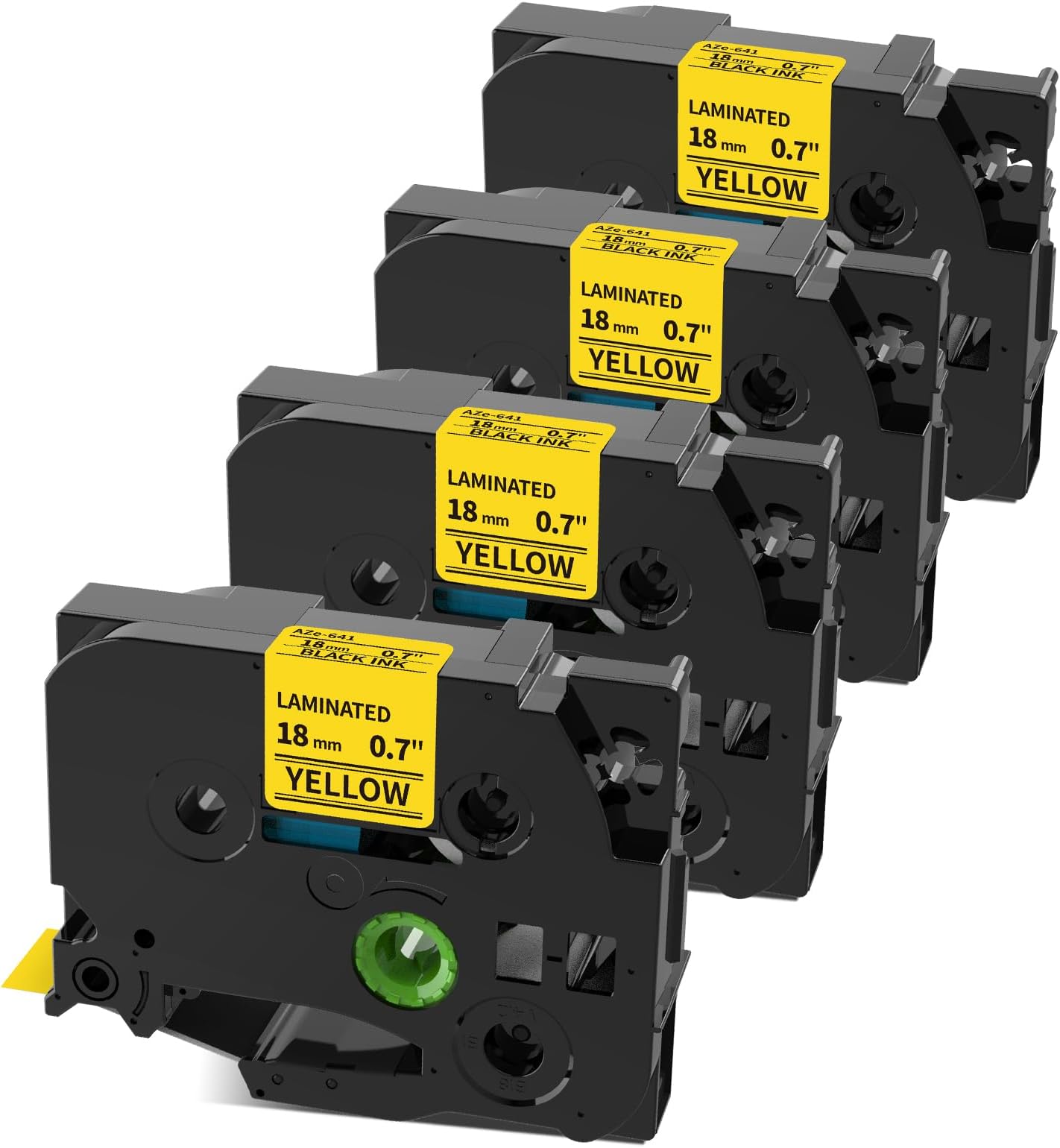 P Touch Yellow Tape aze641 Compatible with Brother tze