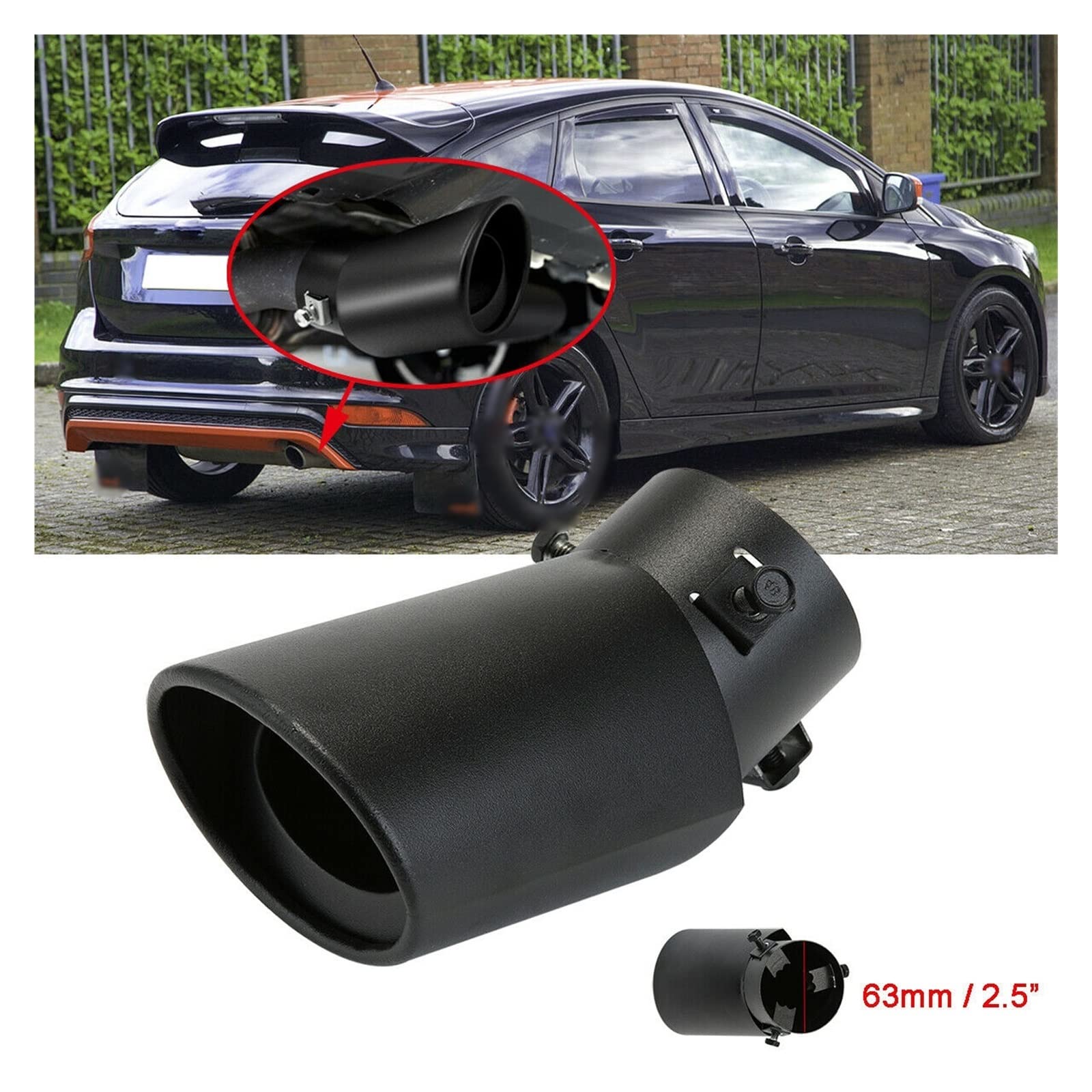 Cola Escape Tubo Para BMW Para G22 Para G23 Para E46 Para E63 Para E90 Tubo De Escape Trasero De Acero Inoxidable 1 Pieza Terminales Escape