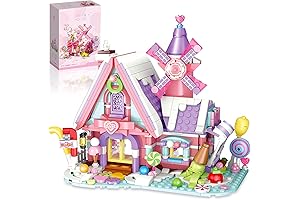 Pink Candy House Building Set: Dreamy Delight for Girls