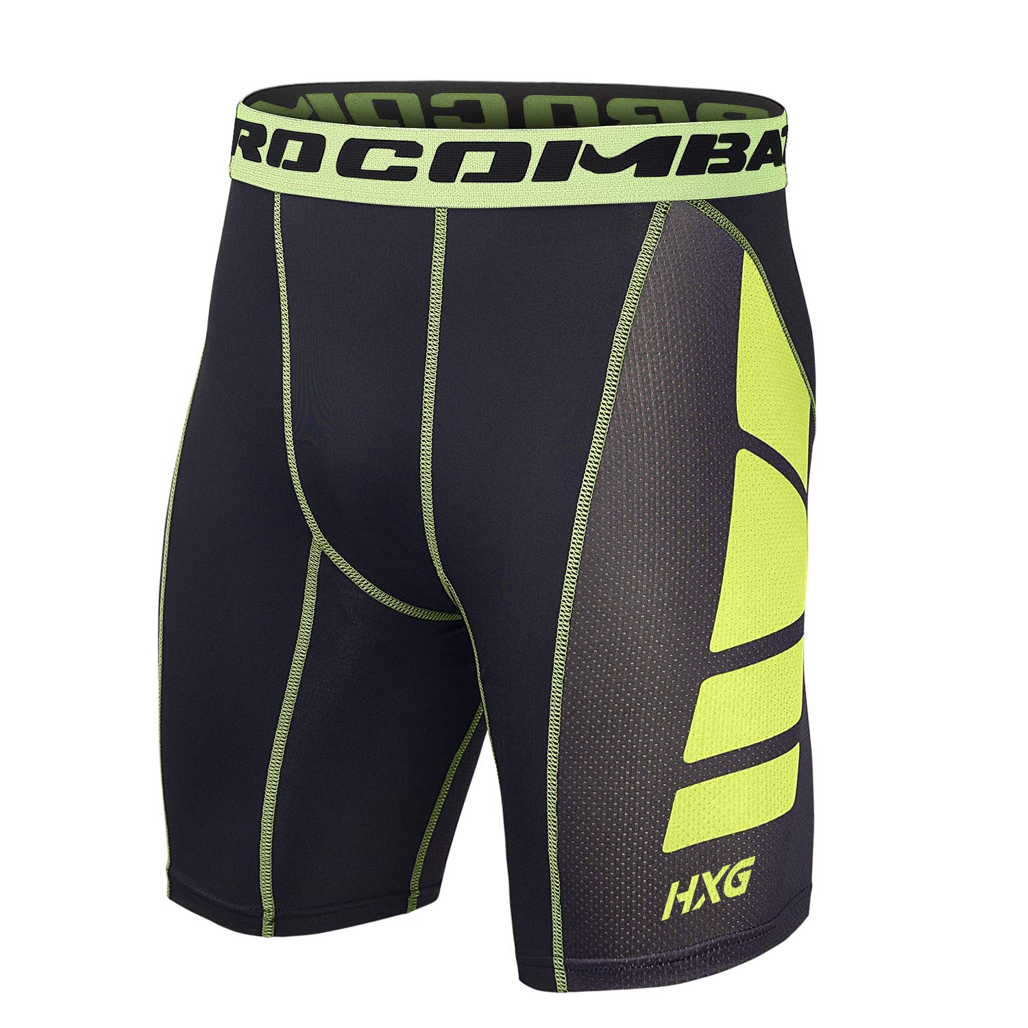 Hivexagon SM008 Men's Compression Shorts Cool and Dry for Running, Sports, Gym, Sports Trousers