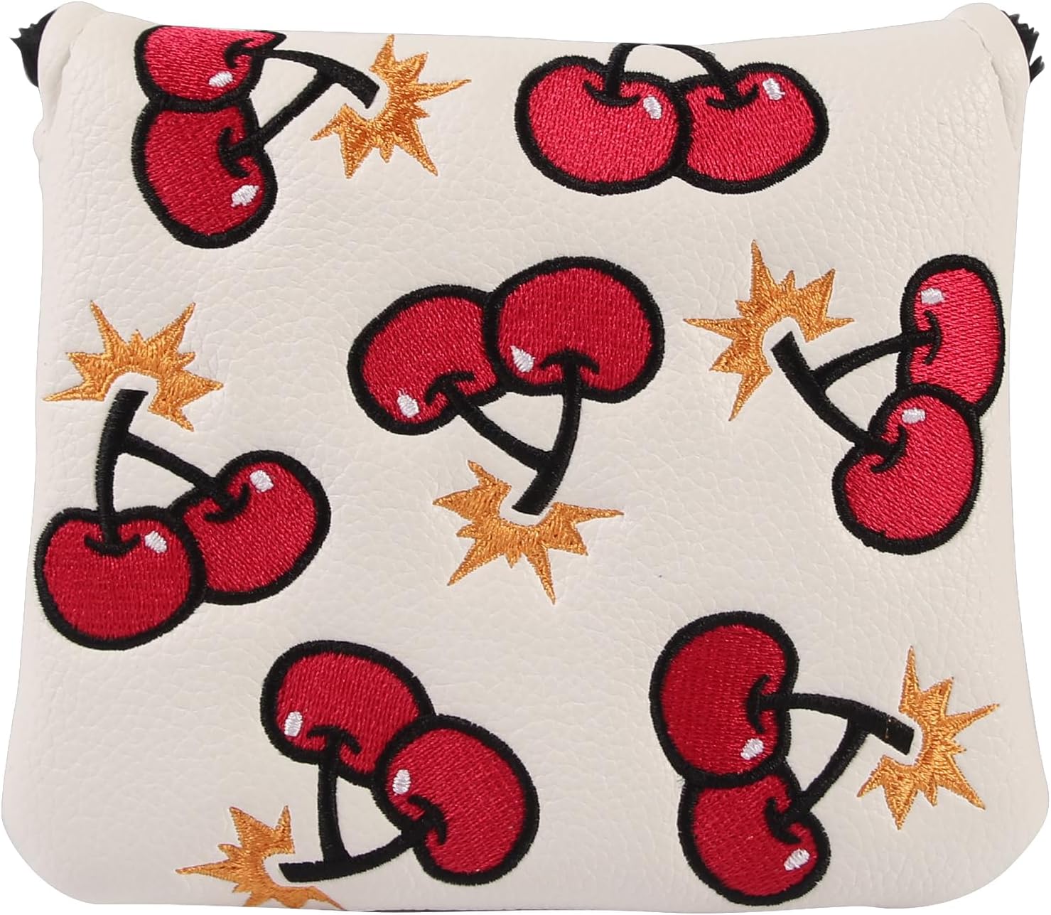 Golf Cherry Bombs Mallet Putter Cover Magnetic Golf Putter Headcover
