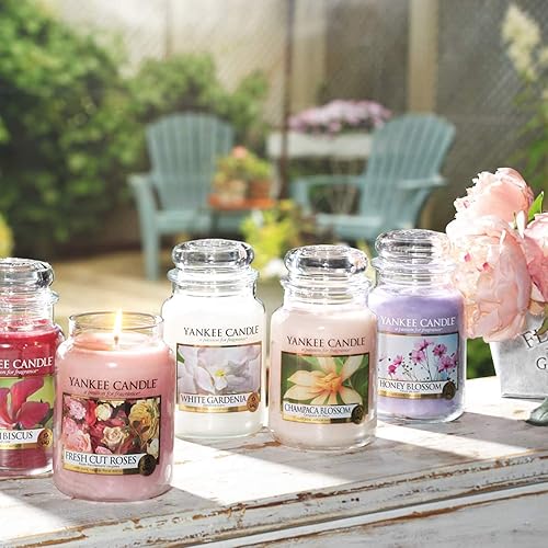 Miniatura 11 de Yankee Candle Vela perfumada en tarro grande, rosas recién cortadas, hasta 150 horas de tiempo de combustión
