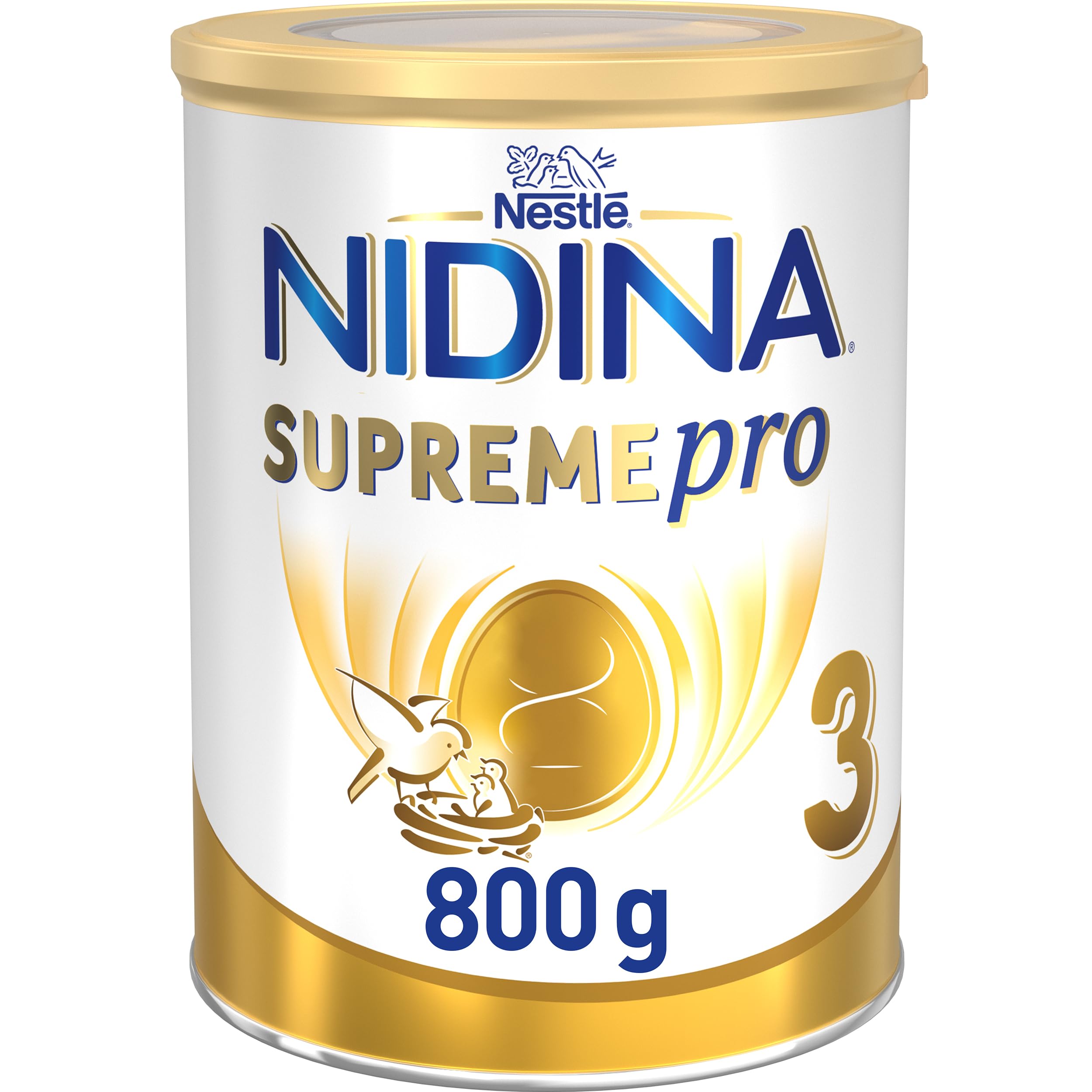 NIDINA SUPREMEpro 3 Latte di Crescita Polvere da 12 mesi, Latta 800g