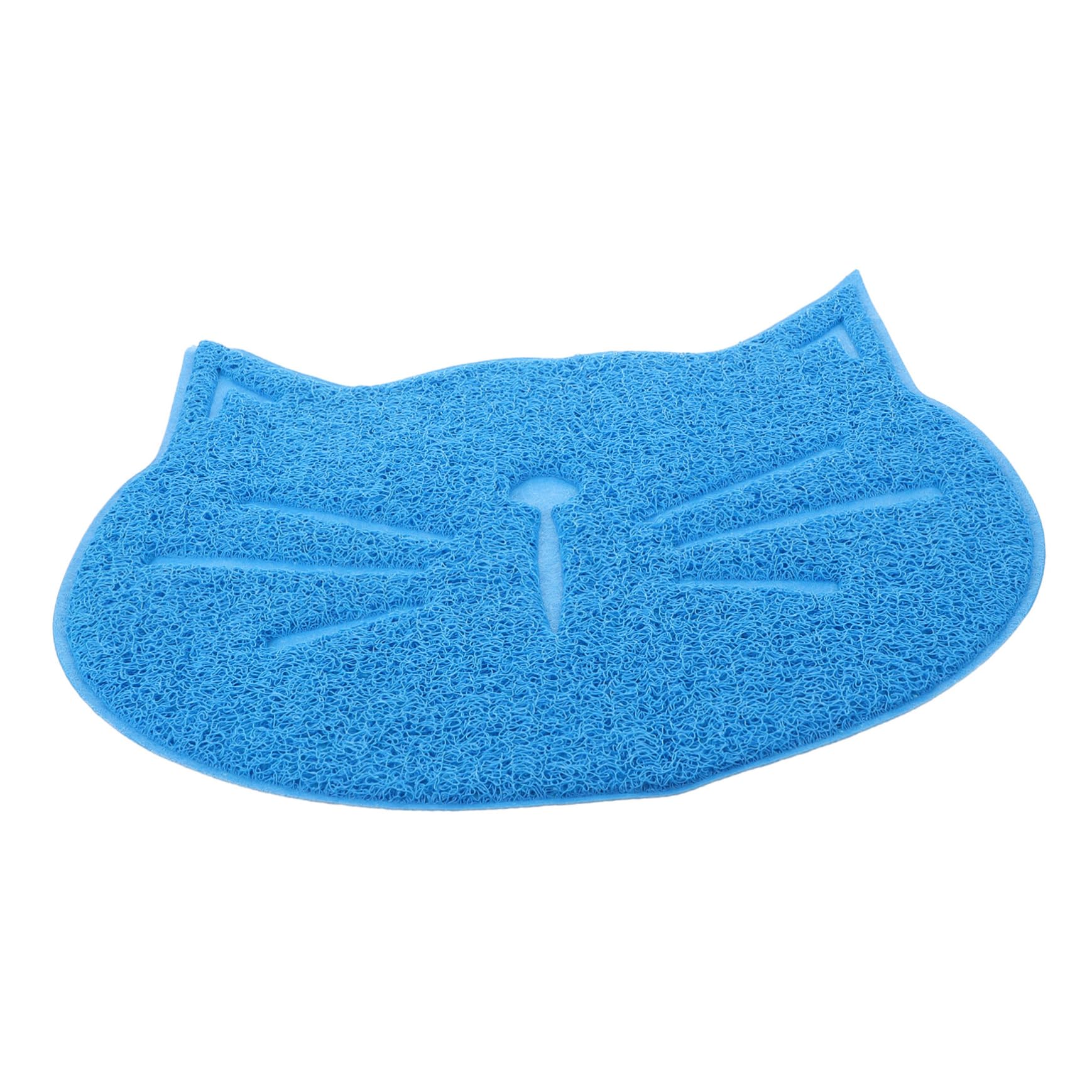 MERRYHAPY Cat Shaped Feeding Mat Non Slip Pet Food Mat for Dogs and Cats Durable Material for Bowls Tile Carpet Hardwood Floors Keeps Floors Clean