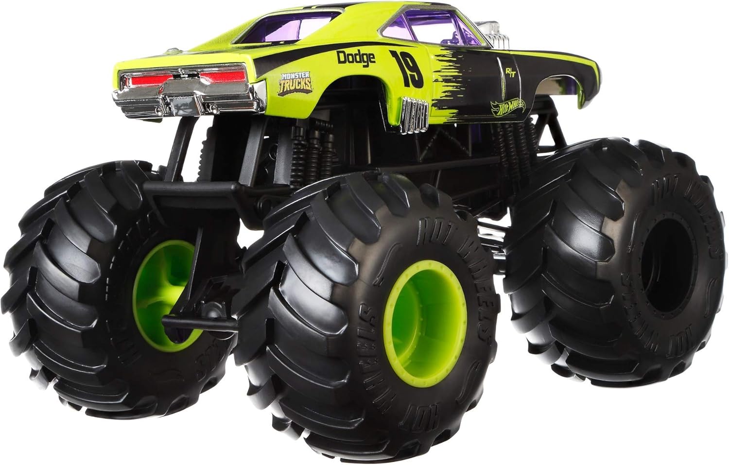 Hot Wheels 1970 Dodge Charger R/T #2 Monster Truck, 1: 24 Scale