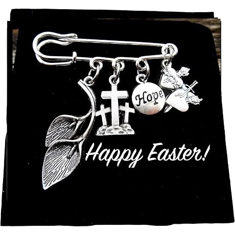 Holy Easter Lily with Calvary Crosses