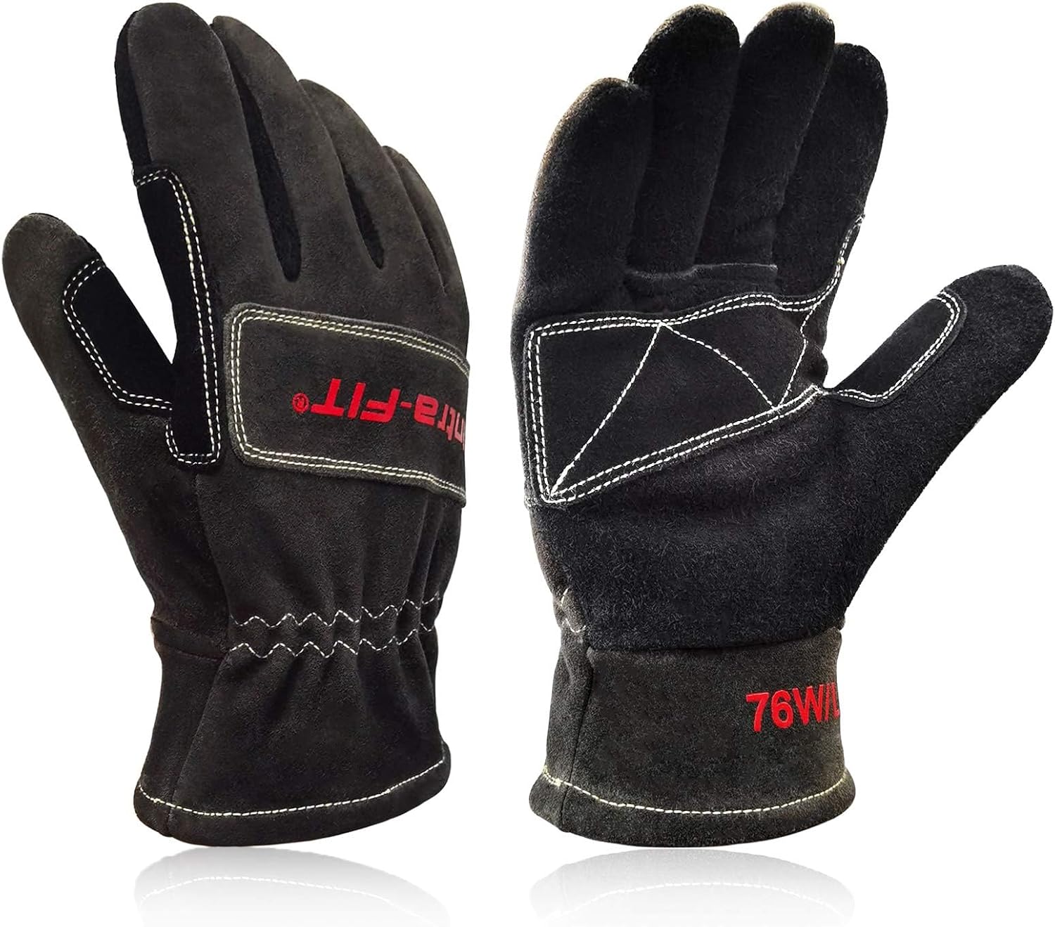 NFPA 1971 Structural Fire Fighter Glove,2D Curved Fingers,Heat Resistance, Flame resistance, Fire-fighting Gloves
