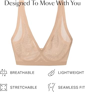 Mesh Bralette in Champagne by EBY