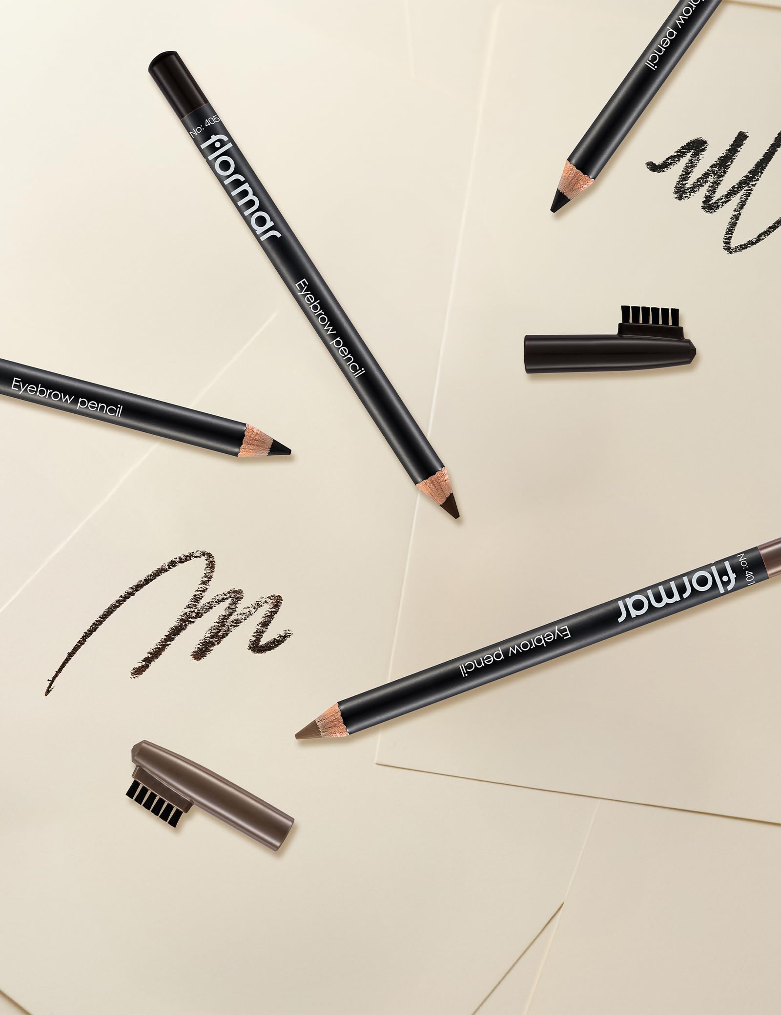 Flormar Kaş Maskarası Ve Kaş Farı - Eyebrow Pencil 404 Black 8690604109449 47000046