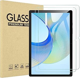 شاشة حماية من الزجاج المقوى مقاومة للخدش بدرجة صلابة 9 ودرجة انحناء 2.5D لتابلت هونر باد x - 8 برو مقاس 11.5 بوصة 2023 شفاف