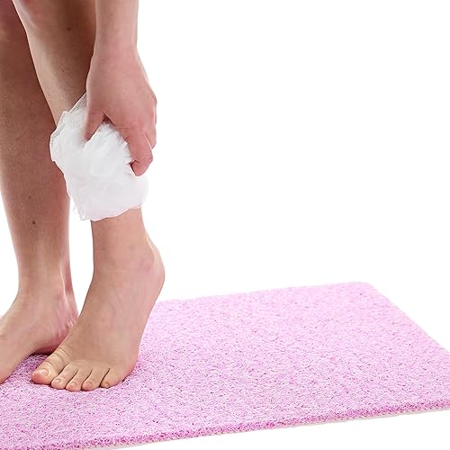 Miniatura 25 de Tapete de ducha antideslizante para bañera – Tapete de baño de lufa para baño – Tapete de baño de 40 x 16 – Tapete de baño antideslizante Gris,Aqua
