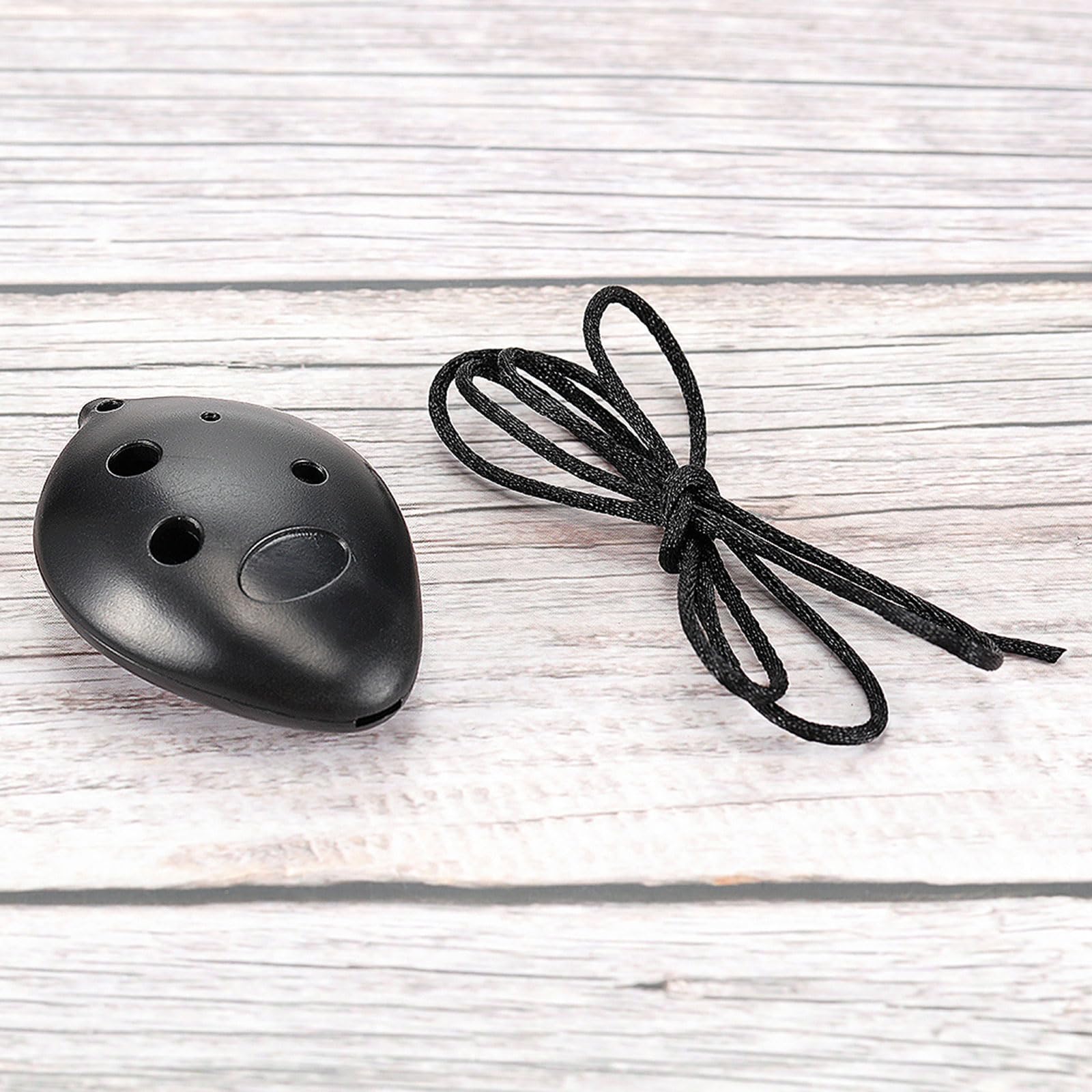 Ocarina en plastique à 6 trous pour débutants, flûte en plastique avec conception ergonomique, facile à et à transporter pour les adultes