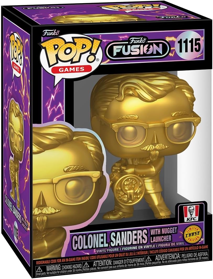 Funko Pop! Ad Icons: Fusion - Colonel Sanders - 1/6 Odds for Rare Chase Variant Fusion - Collectable Vinyl Figure - Gift Idea - Official Merchandise - Toys for Kids & Adults