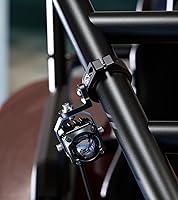 Vista 9 de 2 PCS UTV Whip Light Mounts, Sturdy Aluminium Alloy UTV Whip Flag Mounts, 360° Rotating Adjustable Off-Road Light Bar Mounting Brackets for 1.5