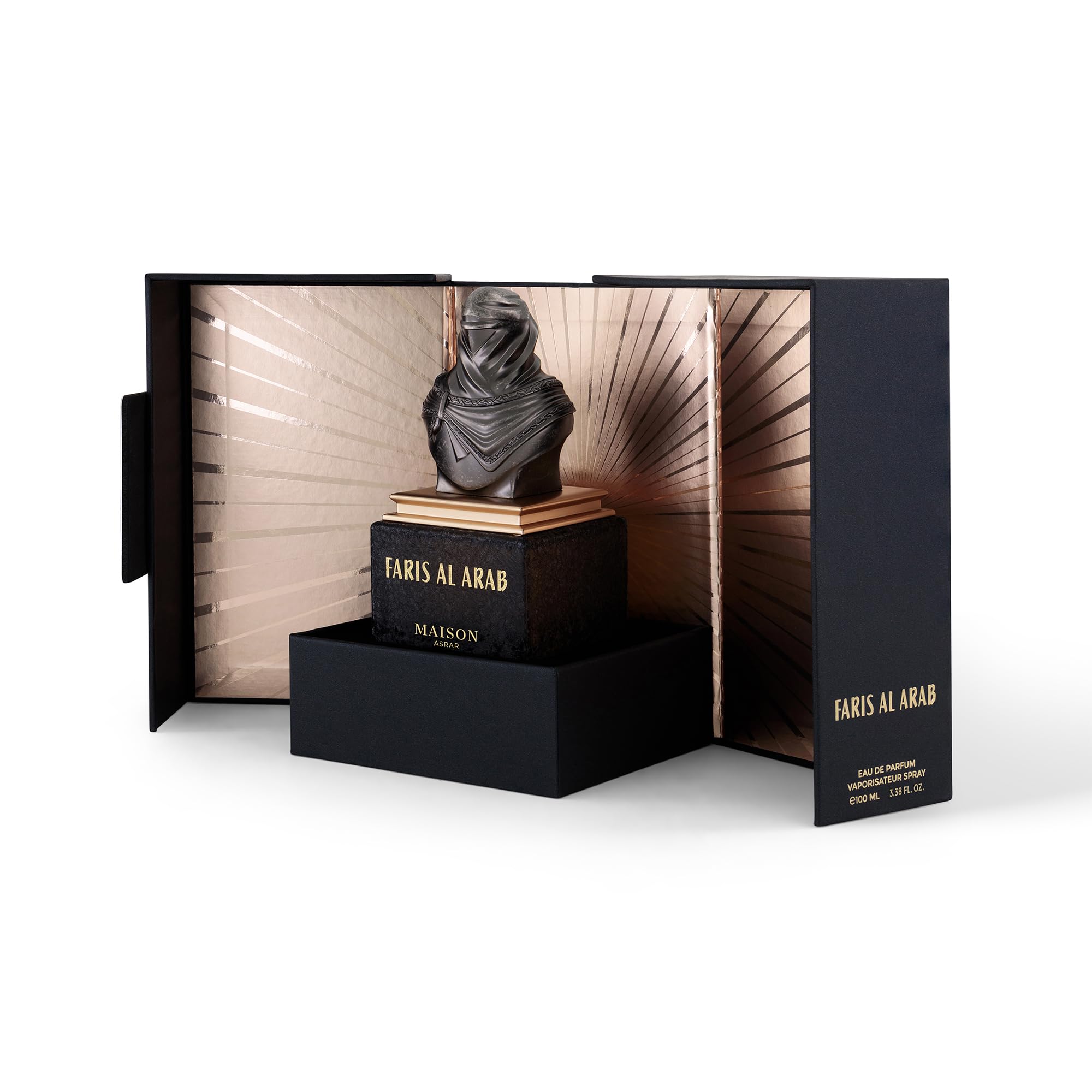 Maison Asrar Faris Al Arab Eau de Parfum, Maskuliner Orientalischer Duft für Herren, 100 ml