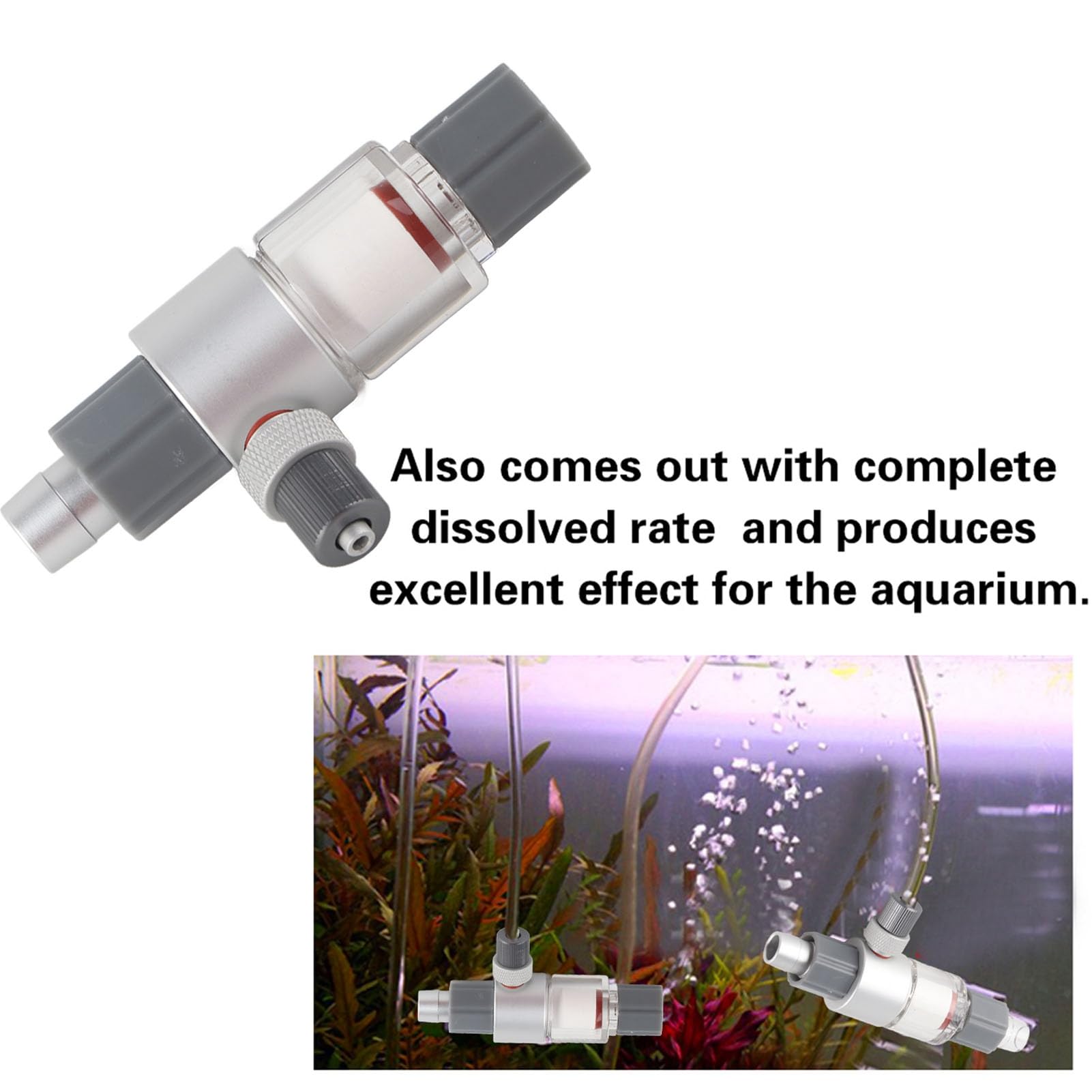Diffuseur CO2 Aquarium Haofy R¡§|Acteur Atomiseur Plantes R¡§|Servoir 12/16MM Dissolution Optimale Syst¡§¡§me Verrouillage ¡§|crous Dissolution Rapide Non Toxique ¡§|conome ¡§|nergie