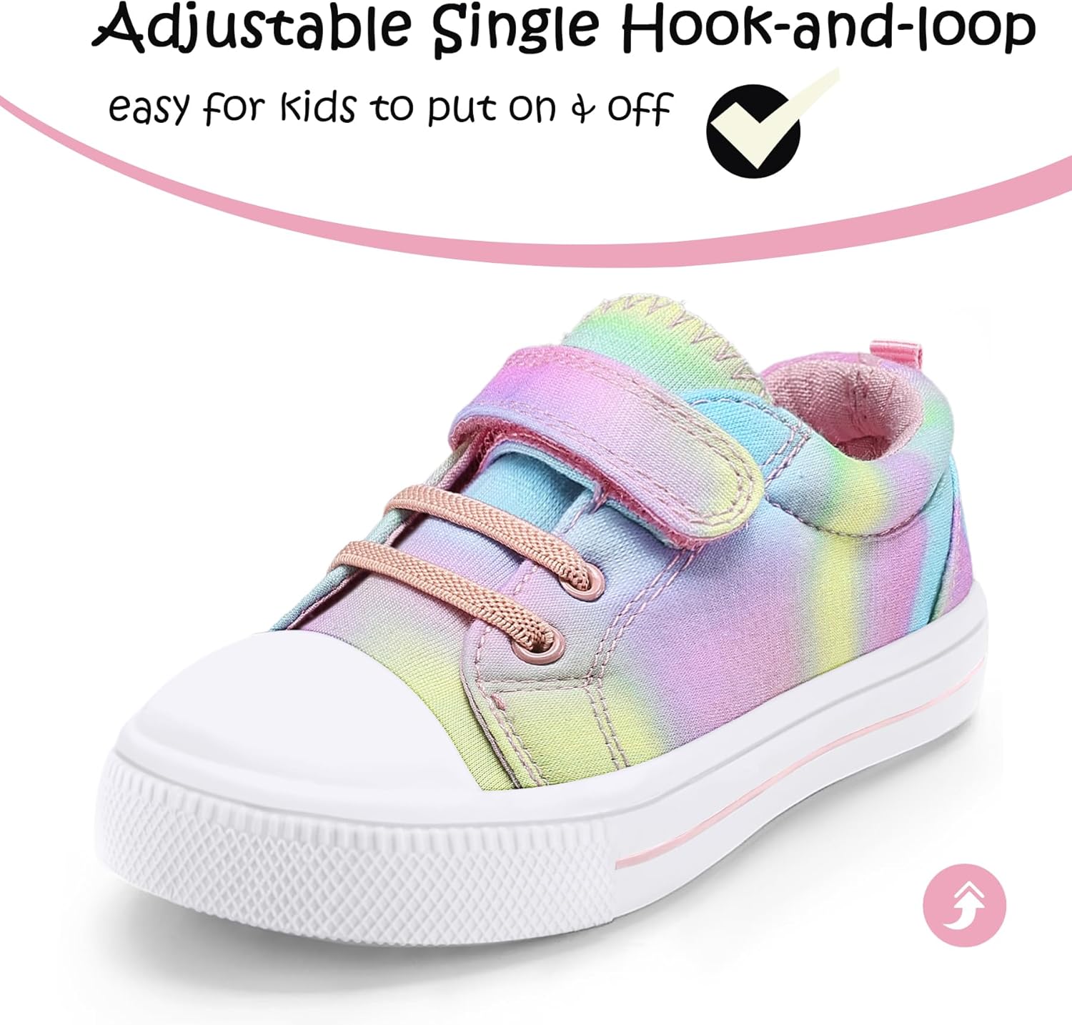 K KomForme Toddler Shoes Boys Girls Canvas Sneakers Size 4-13 - Image 3