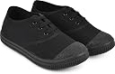MAHIX Boys Black Canvas Uniform School Shoes with Laces | Lightweight, Comfortable, Durable & Anti-Skid Rubber Sole | Breathable Footwear for Students (UK Footwear Size System, Little Kid, Men, Numeric, Medium, 9) gallery image